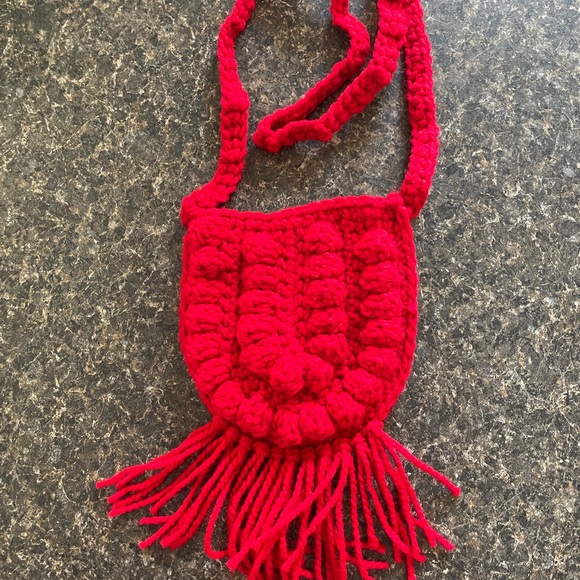 Crochet Boho Toddler Purse - Picture 6 of 8